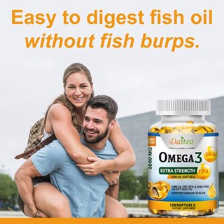 Omega 3 Fish Oil Capsules-บำรุงสุขภาพสมองและระบบประสาท หัวใจและหลอดเลือดและสุขภาพผิวหนัง สารต้านอนุมูลอิสระและฤทธิ์ต้านการอักเสบ