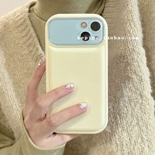 เคสโทรศัพท์มือถือ กันกระแทก ลายครีม สีตัดกัน เหมาะกับฤดูร้อน สําหรับ Apple Iphone 14promax 13 12 11 14pro 13pro 14