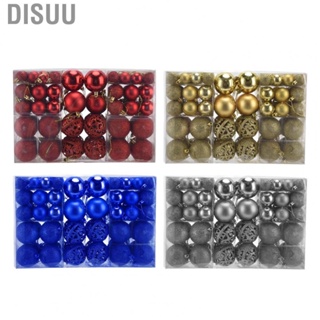 Disuu Christmas Ball Ornaments Plastic Four Styles Tree Hanging Balls DIY Decorative for Party