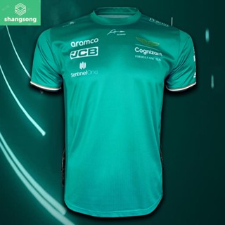 เสื้อยืดคอกลม F1 Cognizant Team เสื้อยืดฟอร์มูลาวัน ทีม คอกนิเซินท์ รุ่น เฟอร์นานโด อลอนโซ่#14 #FM0079 พิมพ์ทั้งตัว ไซส shangsong