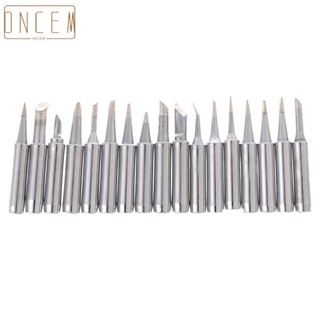 【ONCEMOREAGAIN】17Pc 900M-T Soldering Iron Tip For HAKKO 936 YIHUA Soldering Station Parts New