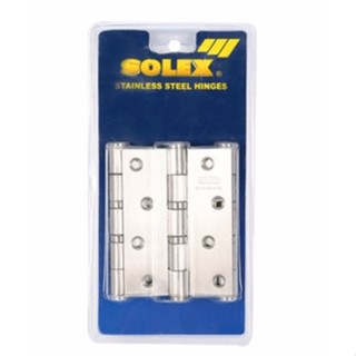 good.tools-SOLEX บานพับแสตนเลส 304 No.4325SB 4" สีสแตนเลส (แพ็ค 3) ถูกจริงไม่จกตา