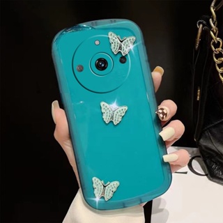 พร้อมส่ง เคสโทรศัพท์มือถือ TPU แบบนิ่ม ลายผีเสื้อ ประดับเพชร สําหรับ Realme11Pro+ Realme 11 Pro Plus Pro+ C53 NFC 4G 5G Realme11 11Pro+