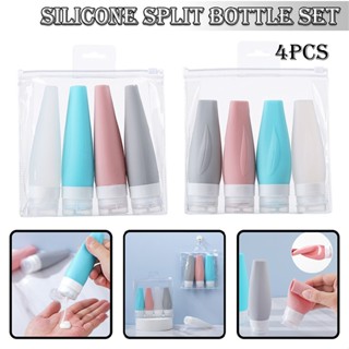 Silicone Toiletry Travel Bottles for Shampoo Conditioner Lotion Cream Shower Gel