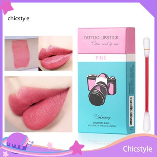 Chicstyle 20 ชิ้น / กล่อง ธรรมชาติ แต่งหน้า ลิป สําหรับแต่งหน้า สําลีก้าน ลิควิด ลิปสติก สวยหรู