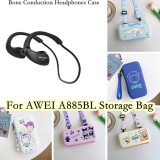 【Case Home】กระเป๋าเก็บหูฟัง ลายการ์ตูนสุนัข Laurel สําหรับ AWEI A885BL AWEI A885BL