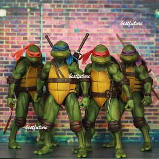 Neca TMNT TEENAGE MUTANT NINJA TURTLES ฟิกเกอร์แอกชัน ของเล่นเพื่อสะสม