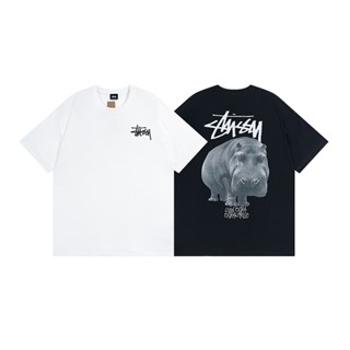 Stussy- เสื้อยืดแขนสั้น พิมพ์ลาย Ktyru สไตล์คลาสสิก แฟชั่นสําหรับผู้ชาย และผู้หญิง