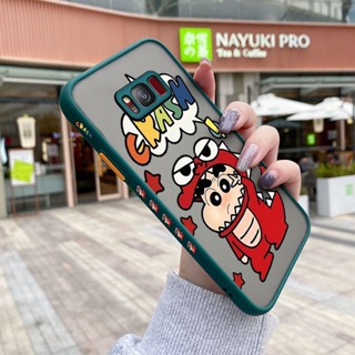 เคสซิลิโคนใส ขอบสี่เหลี่ยม กันกระแทก ลายการ์ตูนชินจัง สําหรับ Samsung galaxy S8 S8 Plus