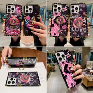 สําหรับ Samsung Galaxy A24 A34 A54 A14 5G A04E A04 4G A03Core A03S A03 A02 A02S Beautiful Colorful Lips Soft with Bracket Protective Case สีสันสวยงาม ริมฝีปากนุ่ม พร้อมตัวยึด เคสป้องกัน
