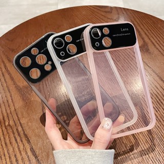 TPU Large Window Full Camera Lens for IPhone 11 12 13 14 Pro Max 13 12 Pro Max 14 Pro Iphone Case 14 Bake Cover