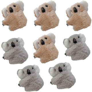 8pcs Lightweight Women Girls Kids Simulation Birthday Gift Multi Purpose Easy To Carry Cute Small Koala Clips