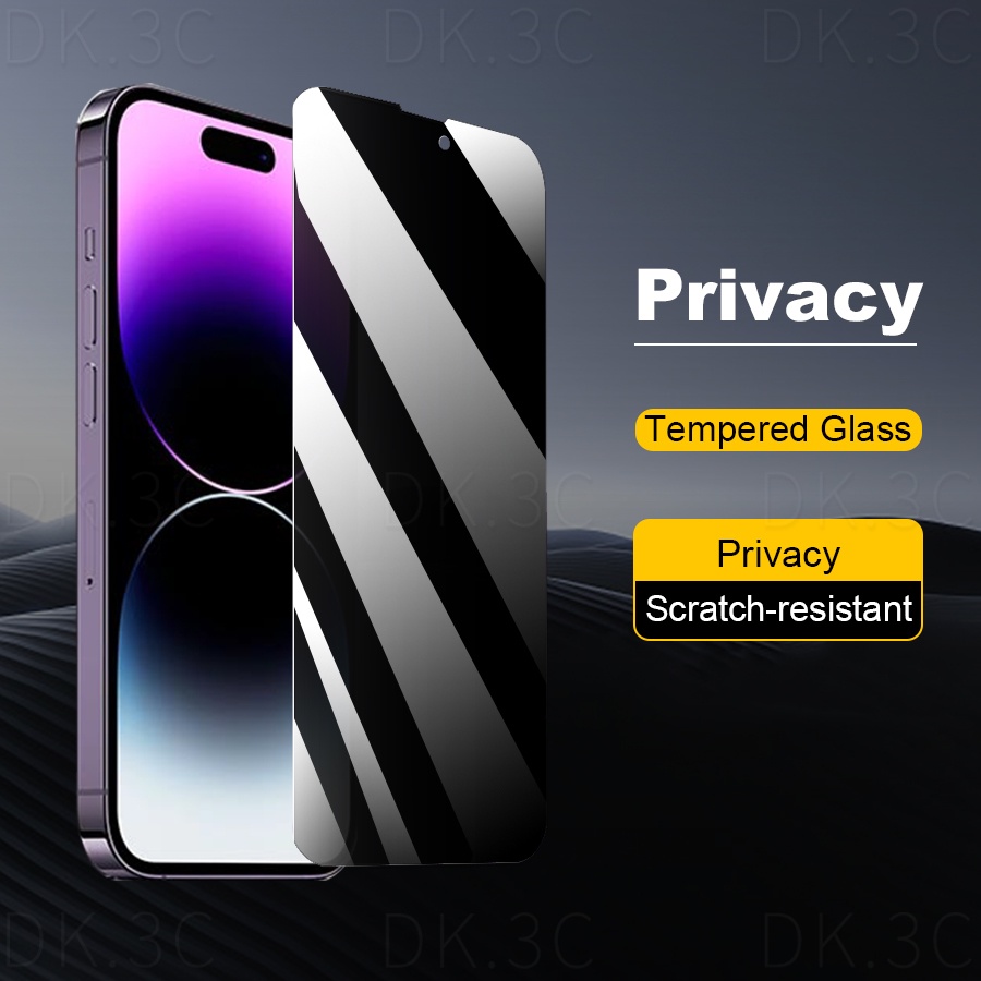 ความเป็นส่วนตัวกระจกนิรภัยสําหรับiphone 15 14 13 12 11 Pro Max Mini / 14 15 Plus X XS Max XR Anti-Spyป้องกันหน้าจอป้องกันฟิล์ม