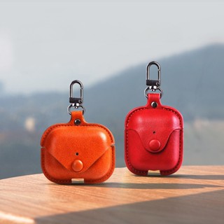 เคสหนังนิ่ม หรูหรา พร้อมพวงกุญแจ สําหรับ AirPods 2 3 AirPods 2 pro