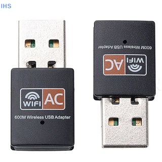 [IHS] อะแดปเตอร์การ์ดเครือข่าย Wifi ไร้สาย 600Mbps Mini USB 802.11b/g/n RTL8188 สําหรับคอมพิวเตอร์ตั้งโต๊ะ PC