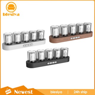 [Blesiya] Nixie Tube นาฬิกาปลุกตั้งโต๊ะ LED สามารถปรับได้ สําหรับตกแต่งห้องนอน