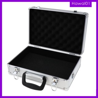 [Hawal] กล่องเคสอะลูมิเนียม พร้อมโฟม ขนาดพกพา สําหรับ JR 35x23x12 ซม.