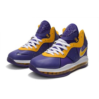Nk LeBron 8 witness v EP James รองเท้าบูทคอมแบท ใส่ในบ้าน
