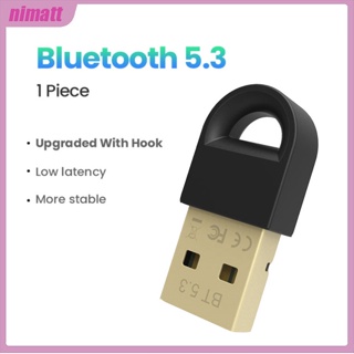 Ni อะแดปเตอร์ดองเกิล Usb บลูทูธ 5.3 สําหรับลําโพงไร้สาย เมาส์ คีย์บอร์ด ตัวรับส่งสัญญาณเพลง