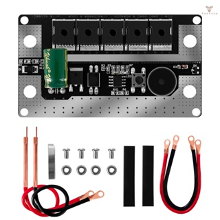 Fw เครื่องเชื่อมจุด 12 V 5 เกียร์ ปรับได้ สําหรับแบตเตอรี่ลิเธียม 18650 อัตราสูง และแผ่นเหล็กนิกเกิล 0.1-0.15 มม.