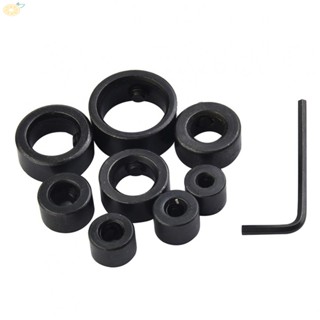 【VARSTR】Bit Drill Limit Ring Black Power Tools Woodworking Clamp Positioning Tool