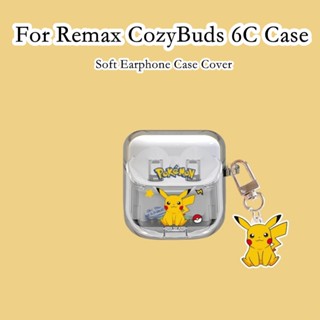 【Ĕĕ】เคสหูฟัง แบบนิ่ม ลายการ์ตูน สําหรับ Remax CozyBuds 6C Remax CozyBuds 6C