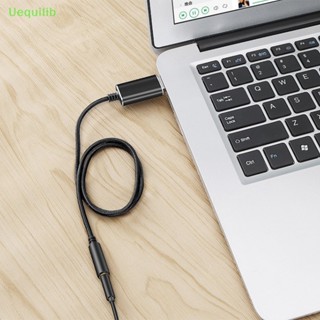 Uequilib แจ็คการ์ดเสียง USB เป็น 3.5 มม. 3.5 มม. สําหรับ PC ใหม่