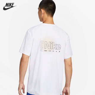 【พร้อมส่ง】ของแท้ 100% Nike เสื้อยืดแขนสั้น พิมพ์ลาย DRI-FIT UV HYVERSE FN7290-100-010