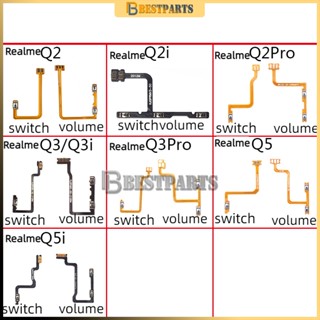 สายเคเบิ้ลปุ่มปรับระดับเสียง แบบเปลี่ยน สําหรับ OPPO RealmeQ2 Q2i Q3 pro Q5 Q5i