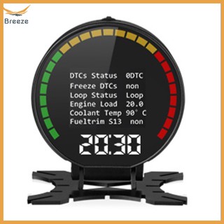 Breeze เครื่องวัดความเร็วดิจิทัล Obd Hud Head-up อเนกประสงค์ สําหรับรถยนต์