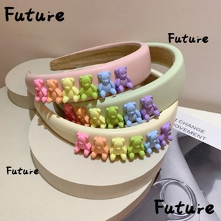 Future ที่คาดผม ลายหมี เครื่องประดับ สําหรับเด็กผู้หญิง