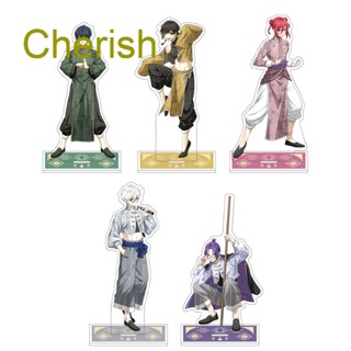 ฟิกเกอร์อะคริลิค รูปการ์ตูนอนิเมะ Cherish Christmas สีฟ้า สําหรับตกแต่งโต๊ะทํางาน