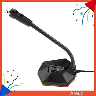 Are TSP201 ไมโครโฟนสตรีมมิ่ง RGB Light USB ปรับได้ สําหรับ PC