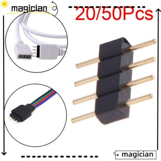 Mag อะแดปเตอร์ปลั๊กไฟ Led 4-Pin 20 50 ชิ้น