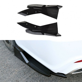 ⚡READYSTOCK⚡Side Spoiler Apron 1pair ABS Accessories Exterior Gloss Black Set Trims