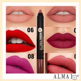 Alma ดินสอลิปสติก เนื้อแมตต์ กํามะหยี่ สีนู้ด