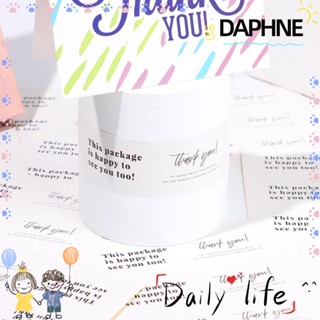 Daphne สติ๊กเกอร์ฉลาก Thank You สําหรับตกแต่งบรรจุภัณฑ์ 30 ชิ้น