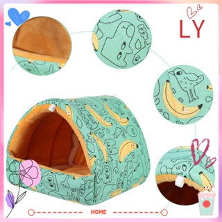 LY Soft Hamster House Colorful Guinea Pig Nest Small Animal Sleeping Bed Winter Fashion Mini Cage Rabbit Squirrel Comfortable Warm Mat