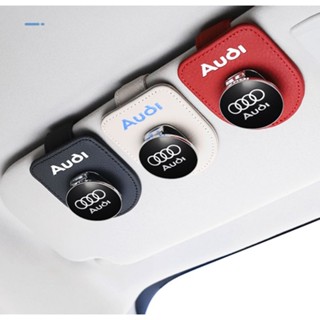 AUDI LOGO metal material glasses clip A1 A2 A3 A4 A5 A6 A7 A8 Q3 Q5 Q7 Q8 RS1 RS2 RS3 RS4 RS5 RS6 RS7 RS8 interior sun visor sunglasses card storage bracket