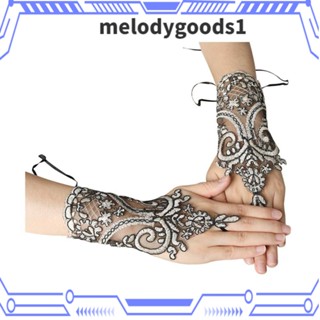 MELODYGOODS1 ถุงมือเต้นรํา งานเลี้ยงตอนเย็น งานปาร์ตี้ สําหรับผู้หญิง