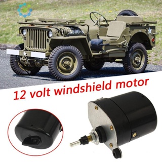 ใหม่ มอเตอร์ที่ปัดน้ําฝนกระจกหน้ารถยนต์ 12V สําหรับ Willys Jeep Tractor Manufacturer Part Number RSM868 OEM 01287358 [สภาพ [Hidduck.th]