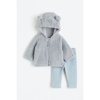 H&amp;M เซ็ตผ้าฟลีซชุด 2 ชิ้น Boy 2-piece fleece set 0866503_1