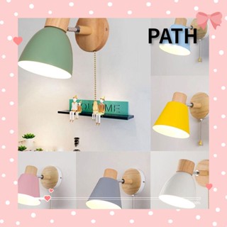 Path โคมไฟติดผนังห้องนอน สีพื้น