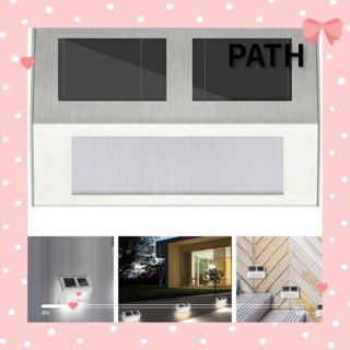 PATH โคมไฟ พลังงานแสงอาทิตย์ กันฝน สําหรับติดประตูบ้าน บันได สวนกลางแจ้ง