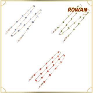 ROWANS สายโซ่โลหะคริสตัล กันลื่น อเนกประสงค์ สําหรับคล้องแว่นตา