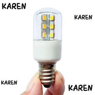 Karen หลอดไฟตู้เย็น แสงสีขาวสว่าง 110V 220V T22 2.5W หลอดไฟ LED