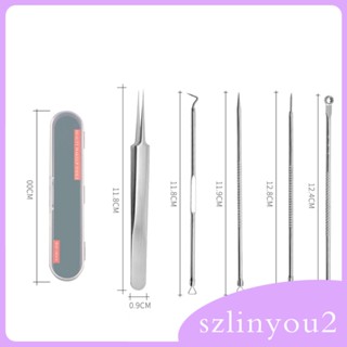 [szlinyou2] ตัวดึง 5 ชิ้น สําหรับ Zit Removing Popping