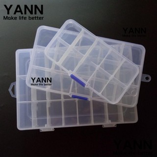 Yann1 กล่องพลาสติก ทรงสี่เหลี่ยมผืนผ้า คุณภาพสูง สําหรับเก็บเครื่องประดับ