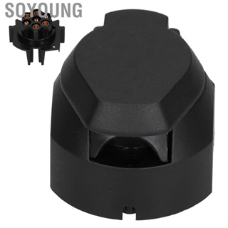 Soyoung Trailer Socket 7 Hole Durable European Connector for RV Commercial Vehicle