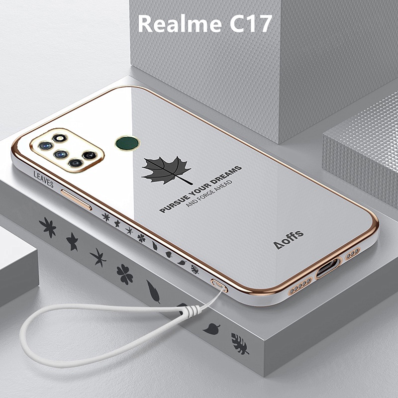 เคส Realme C17 case ลายใบเมเปิ้ล TPU แบบนิ่ม เคสมือถือ เคสโทรศัพท์ Realme C17
